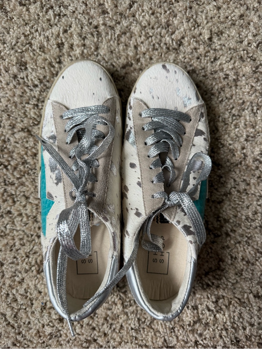 Shu shop Sneakers with Teal Star